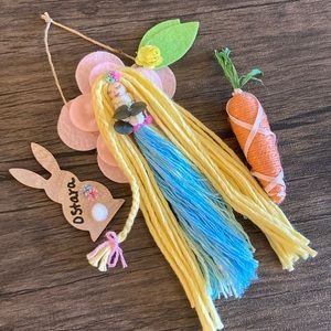 Ostara Goddess Fertility and renewal inspired Macramé Hanger Doll